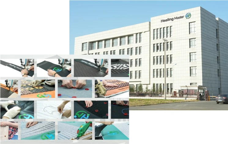 High-Dose Amethyst PEMF Mat 1-50hz Tourmaline Far Infrared Negative Ion Massage Mattress for Health Care and Wellness