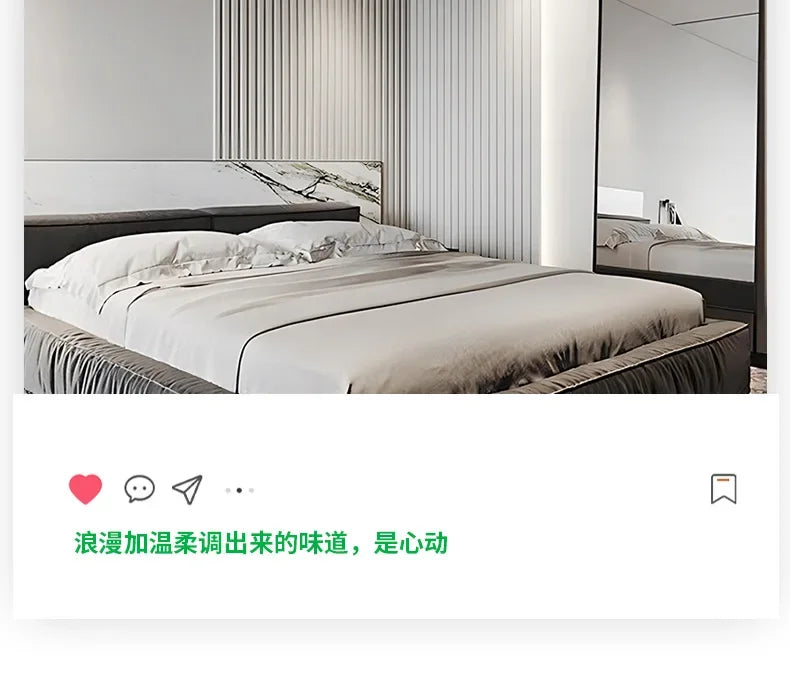 Bedroom light new light luxury modern simple northern Europe advanced sense petal lamps bedroom ceiling light