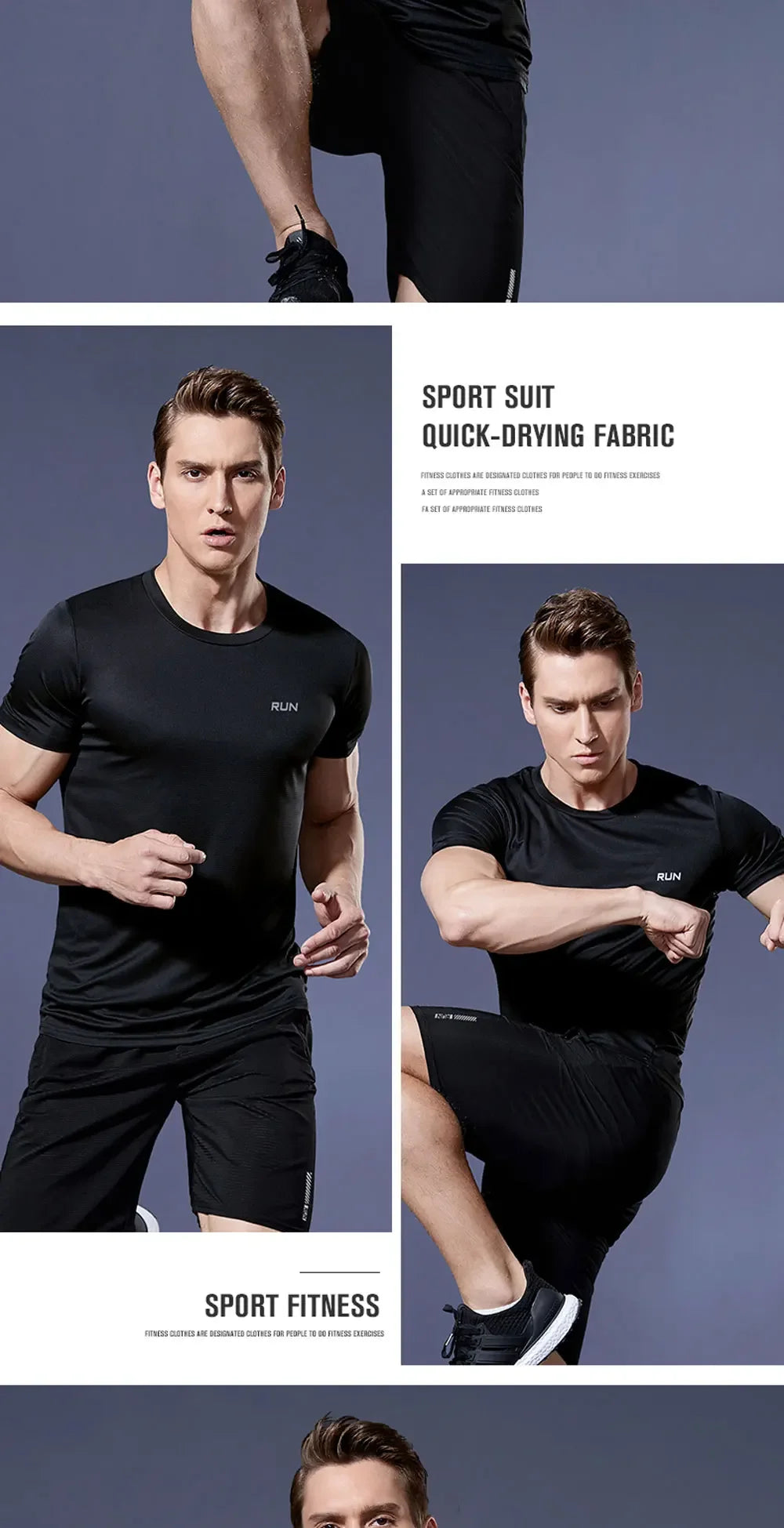 Summer Short-sleeved Sports Shirts, Multi-color Outdoor Fitness Clothing, Men's 3D T-shirts, Running Breathable Quick-drying Top