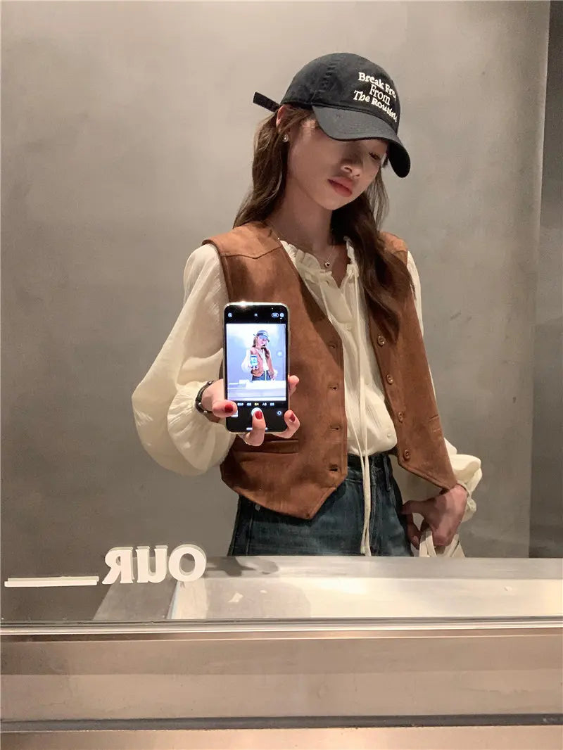 سترات أنيقة للنساء، معطف ربيعي وخريفي، مناسب لجميع المناسبات، كاجوال، موضة كورية، أناقة هاراجوكو، ملابس الشارع، أناقة نسائية