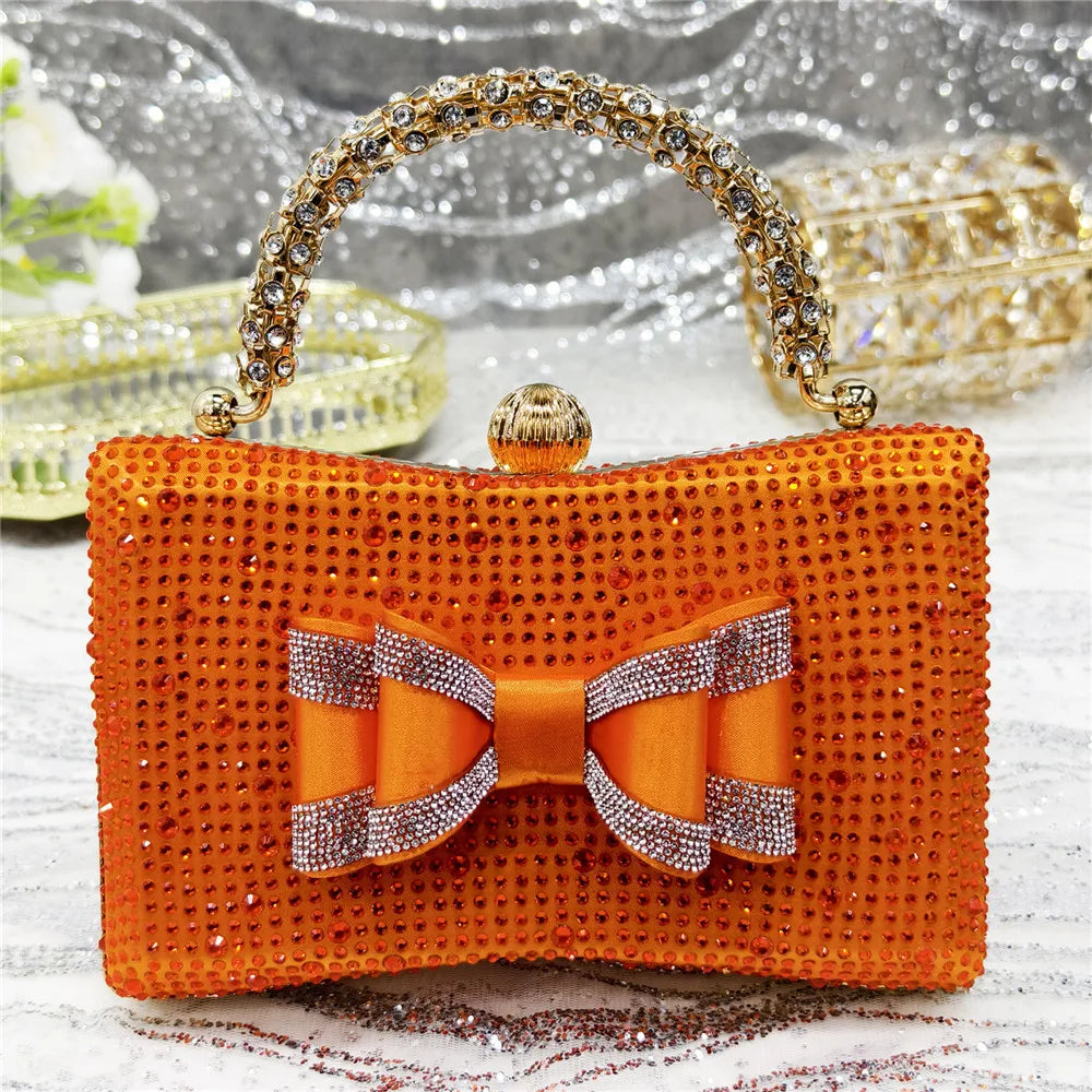 مجموعة أحذية وحقائب يد مدببة بمقدمة مدببة باللون الأخضر الزيتوني، أحذية بكعب متوسط ​​للنساء، مطرزة بأحجار الراين بتصميم إيطالي