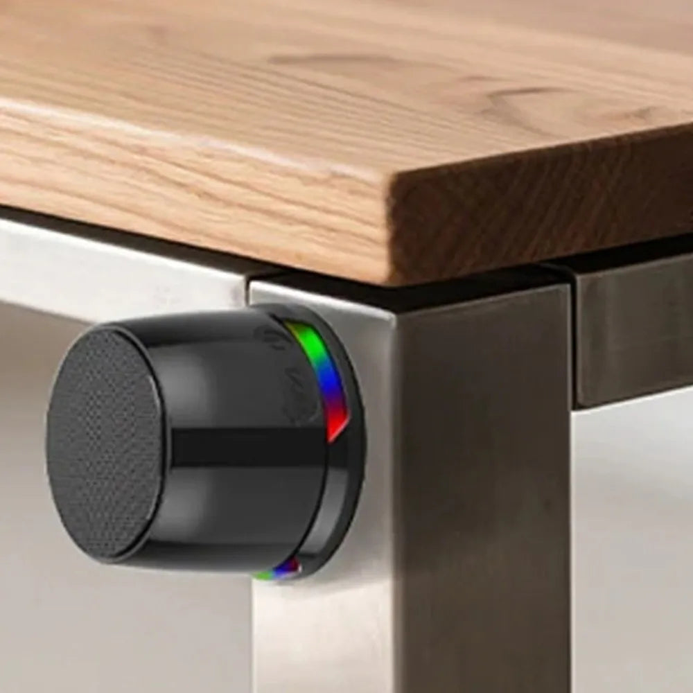 Bluetooth 5.3 Magnetic Mini Speaker Anti Lost HD Sound RGB Light Speaker Deep Bass Compact Design Portable Sound Box Outdoor Use