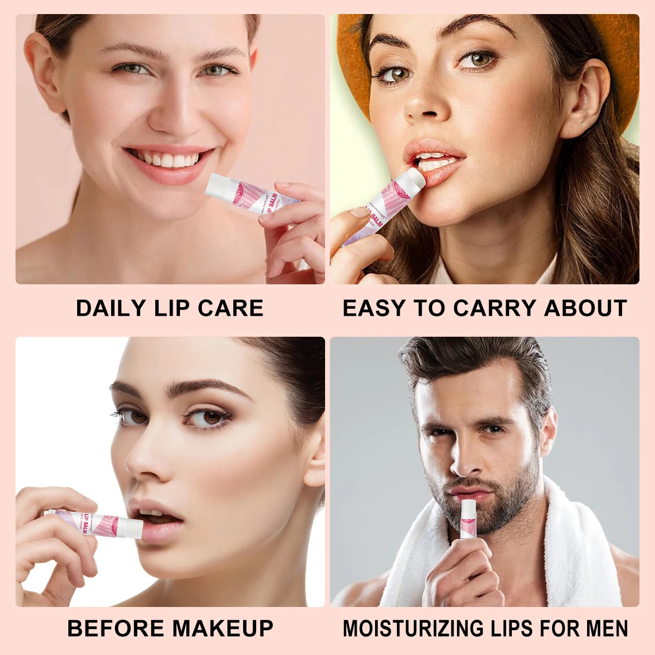 مجموعة أحمر الشفاه 10 قطع، لمسة نهائية طبيعية، عناية مرطبة بالشفاه، لمعان يدوم طويلاً، مناسبة لجميع أنواع البشرة، هدايا العطلات