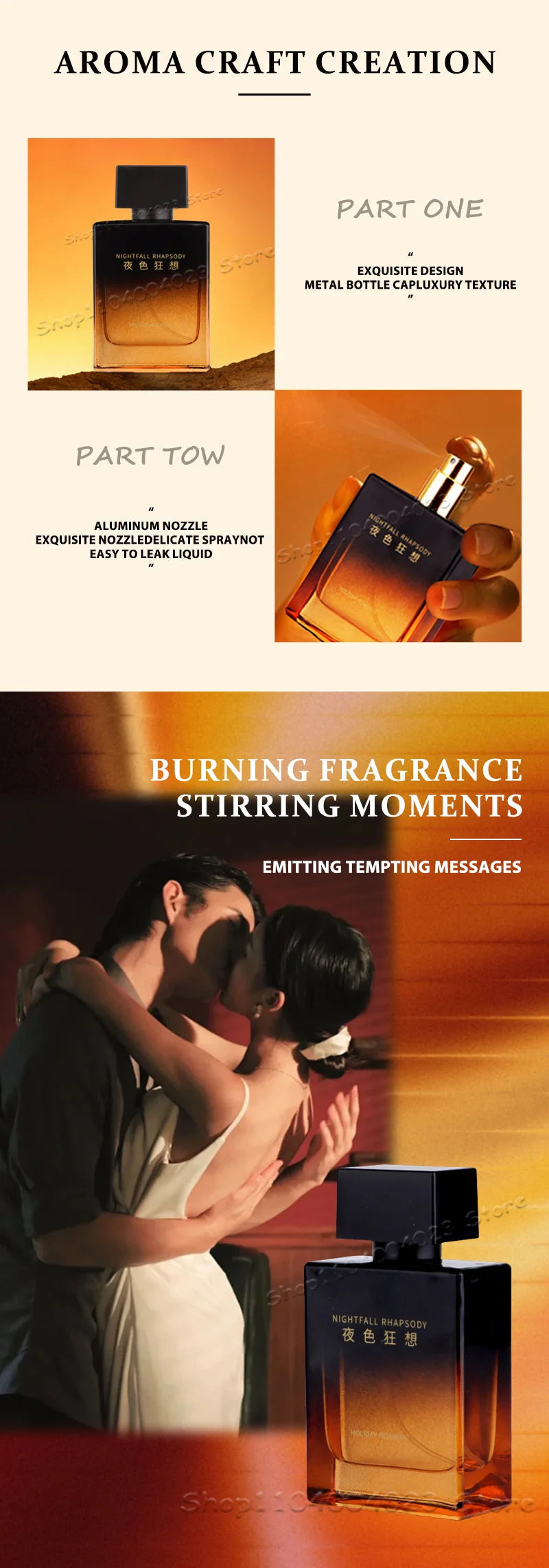 50ML Pheromone Men's Perfume High Quality Woody Scent Emits Charm Enhances Confidence Long-lasting Fragrance Cologne for Men SwiftNest