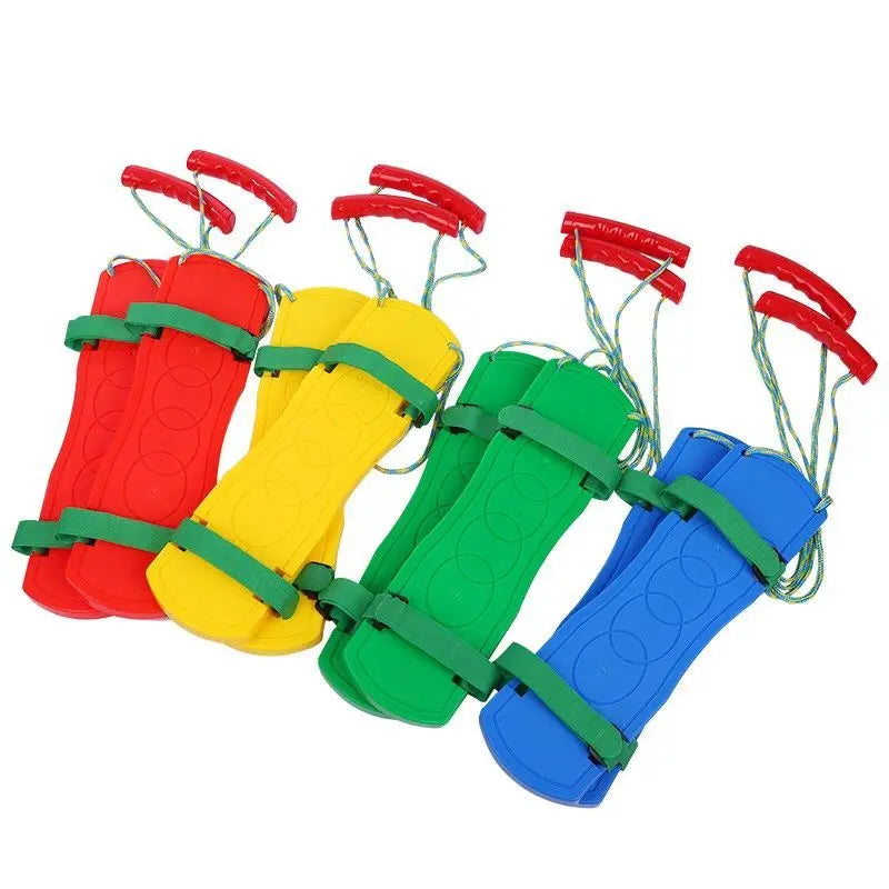 ألعاب الأطفال الأولاد والبنات اللعب التعاوني بين اليدين والقدمين وبناء الفريق والتدريب على التكامل الحسي والألعاب الخارجية والرياضة