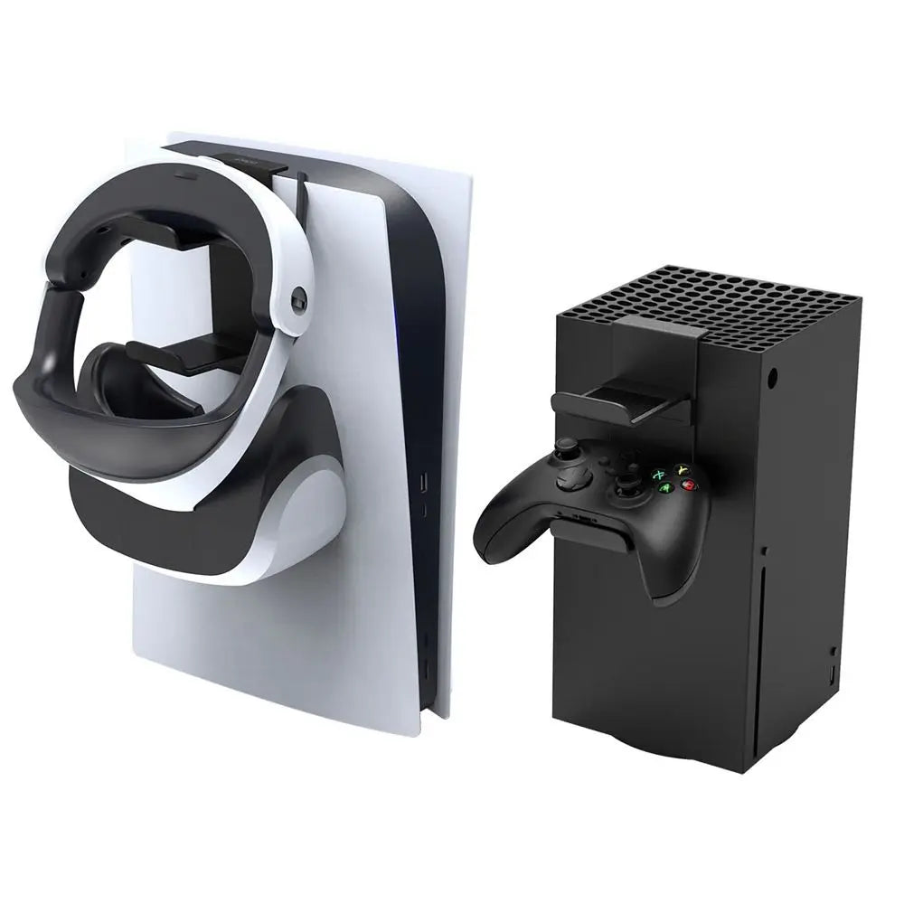 Headphone Wall Mount Holder Bracket Hanger Storage Stand For PS5 Host For Xbox Series X Headset Hook Console Gamepad Accessories