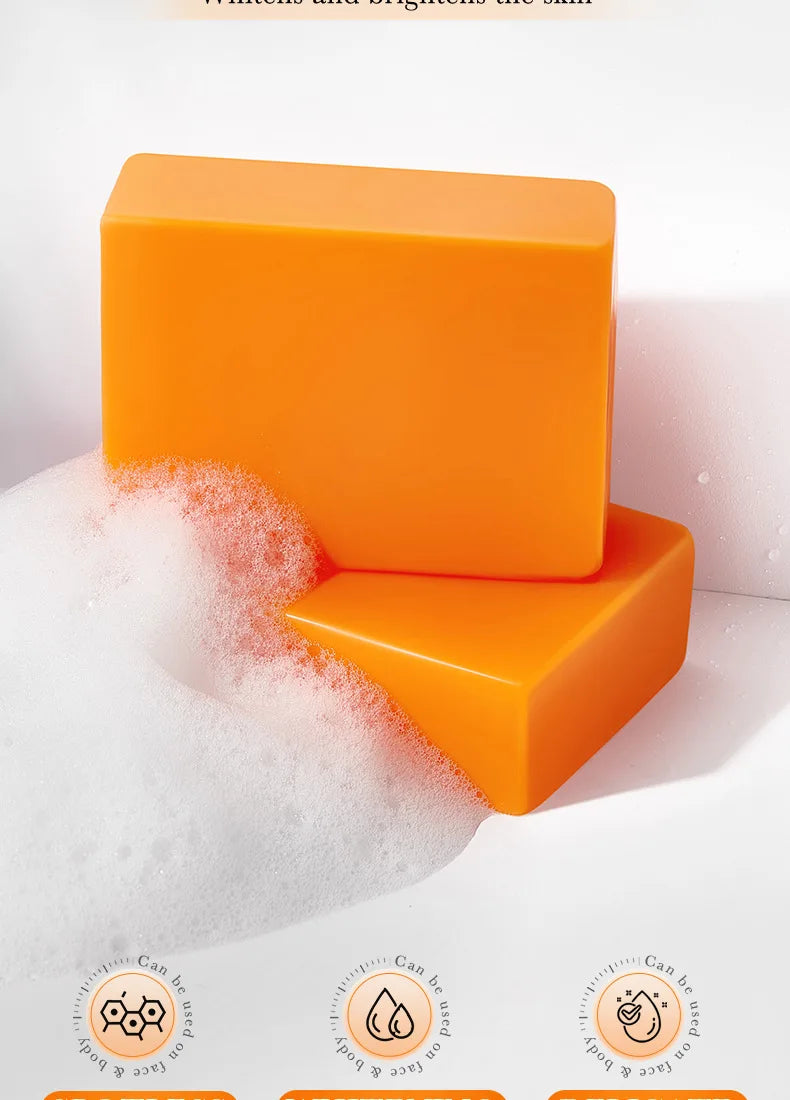 Handmade Whitening Soap Skin Care Deep Cleaning Moisturizing Cleansing Essential Temperate Soap Brighten Skin Kojic Acid Soap