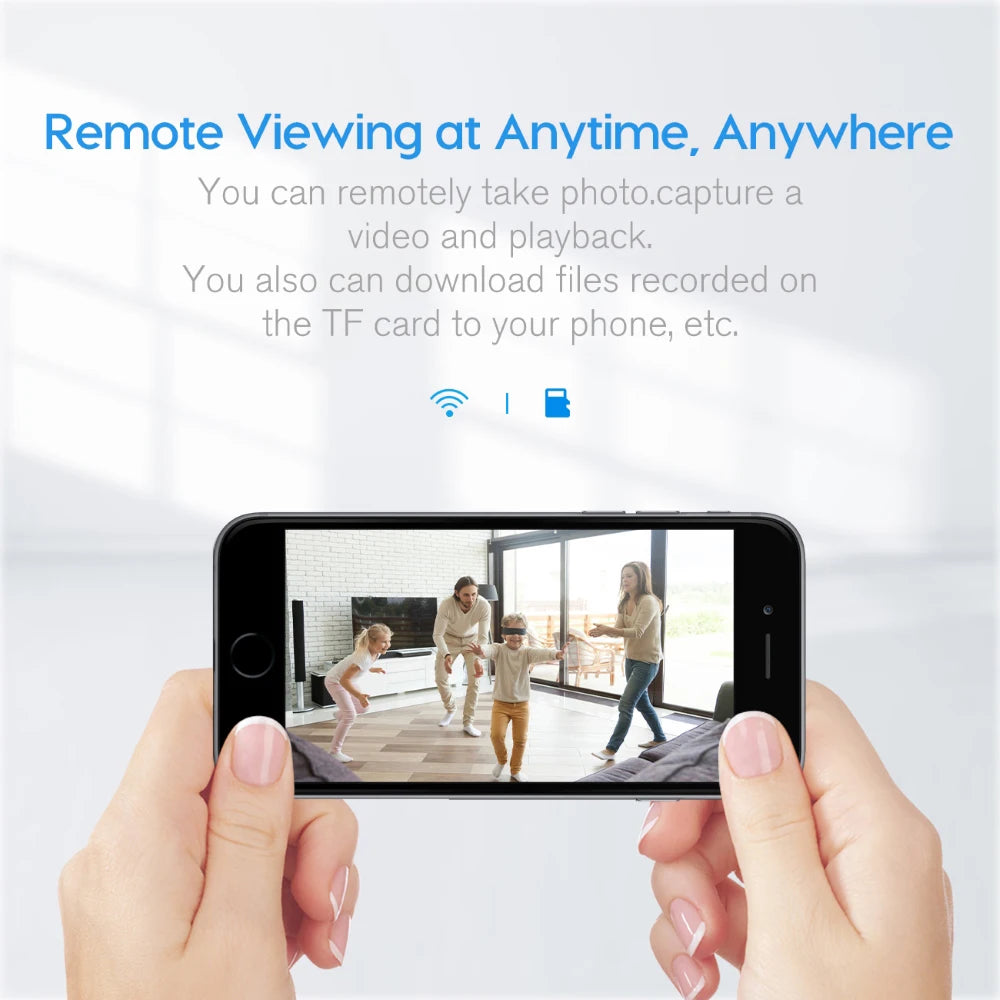 Wifi Camera DIY Portable Mini Camara Wifi 4K Micro Camcorder P2P Wireless Webcam Video Recorder Home Security Nanny Camera