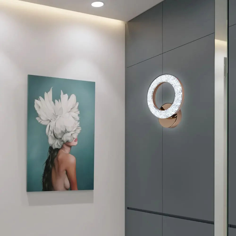 Bedside lamp bedroom decoration new master living  staircase modern simple background aisle wall light