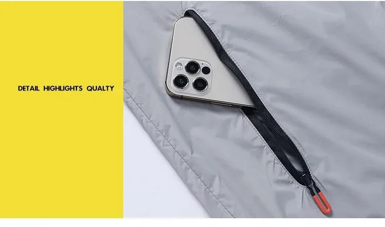 New Sunscreen Coats Men's Breathable Sports Waterproof Jacket Summer UV Protection Outdoor Fishing Skin Clothing