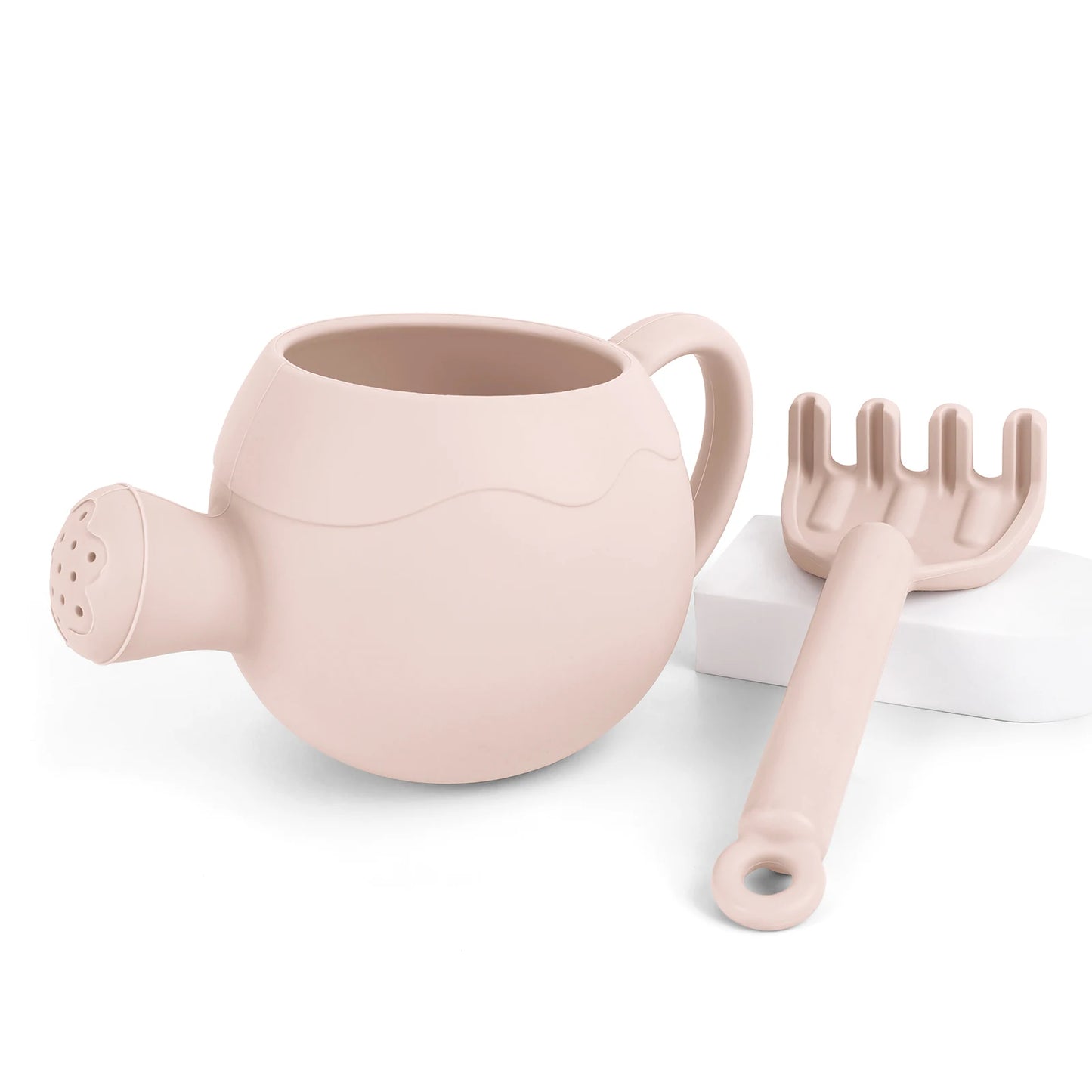 Baby Beach Toys Children Outdoor Games Sand Play Set Infants Digging Sand Silicone Rake Watering Pot Play Beach Toys for Kids