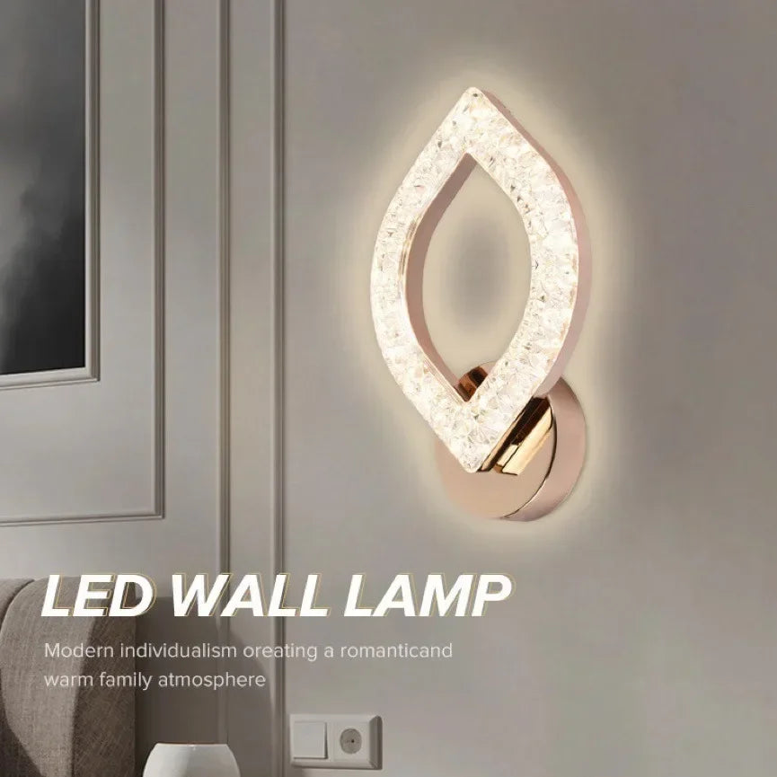Bedside lamp bedroom decoration new master living  staircase modern simple background aisle wall light