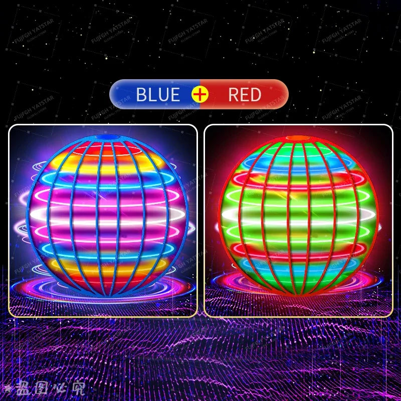 Toys For Kids Luminous Toys Flying Ball Sensing Automatic Rotation Magic Ball Children's Games Outdoor Party Toys Holiday Gifts