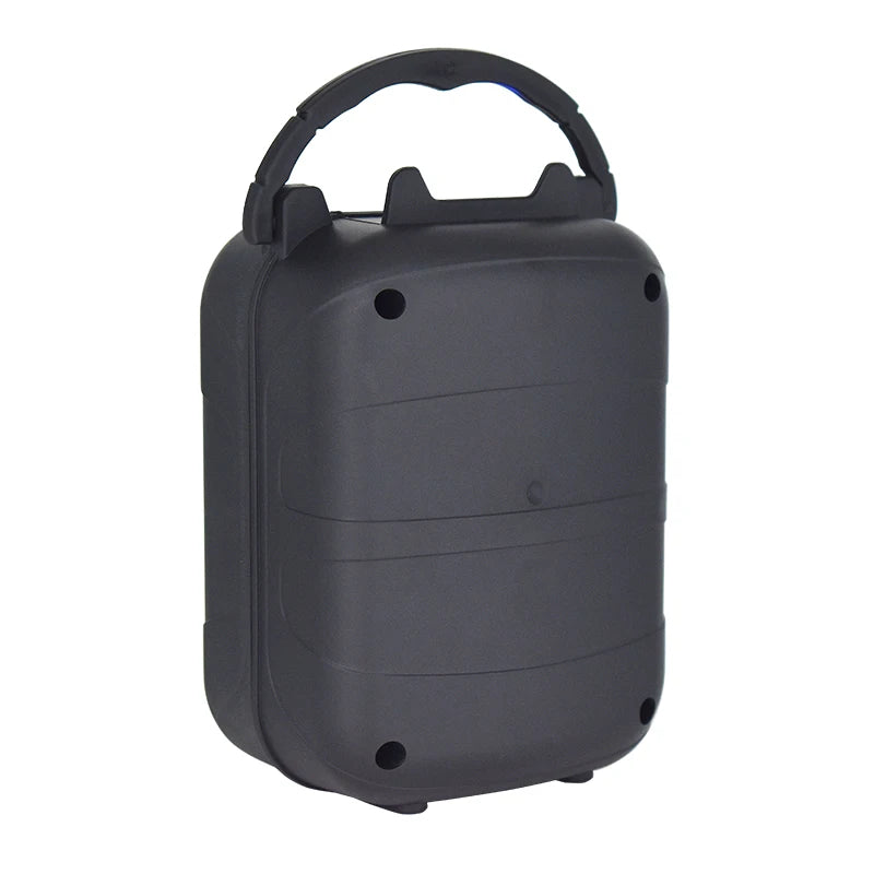 Wireless Bluetooth Speaker with LED Wireless Handheld Speaker Support Wired Microphone/TF Card/U Stick Audio Line Input