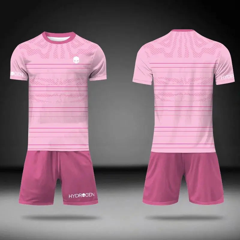 Summer Breathable Sports Two-Piece Outfits: T-Shirt and Shorts Set Suitable for Outdoor Tennis, Badminton, and Basketball