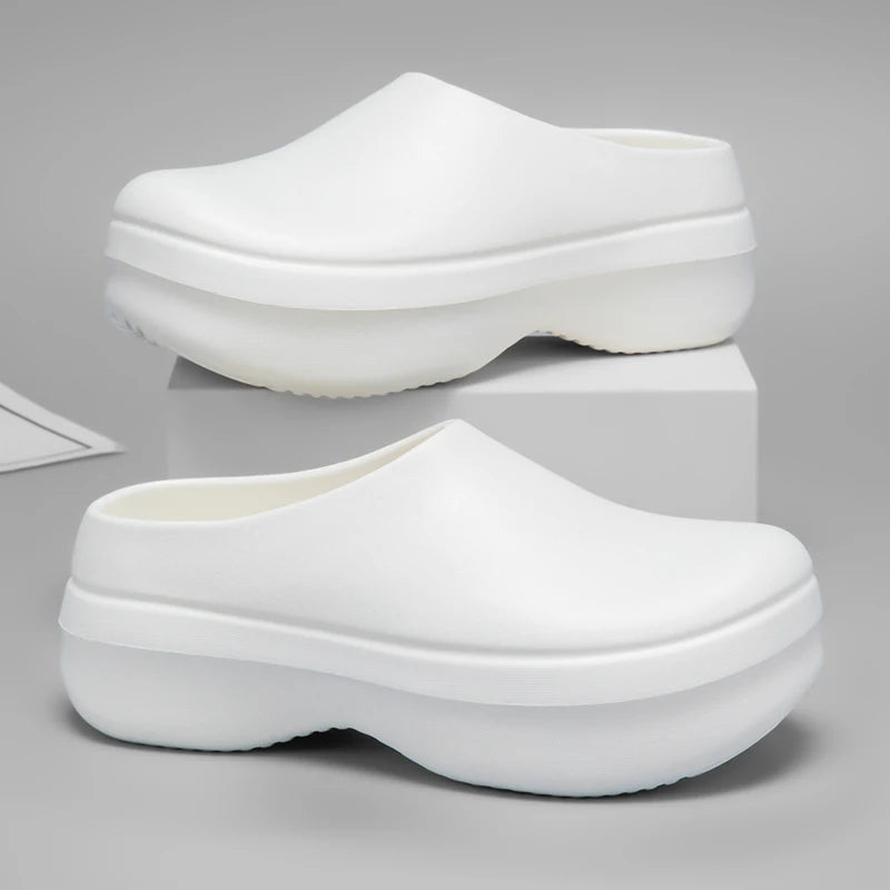 Fashion EVA Men Casual Shoes Thick Soles Sandals WaterProof Anti Slip Work Shoes Women Comfort Nurse Shoes Couple Garden Clogs