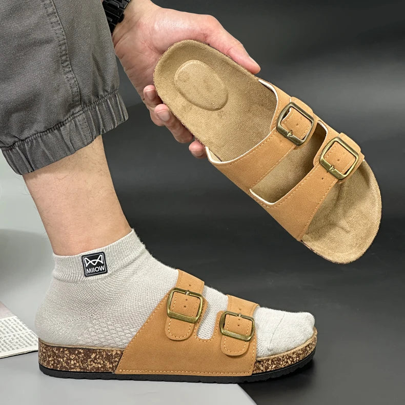 صنادل شاطئ للنساء والرجال 2024، صنادل خارجية مصممة، أحذية مريحة سهلة الارتداء، مناسبة للصيف في الخارج