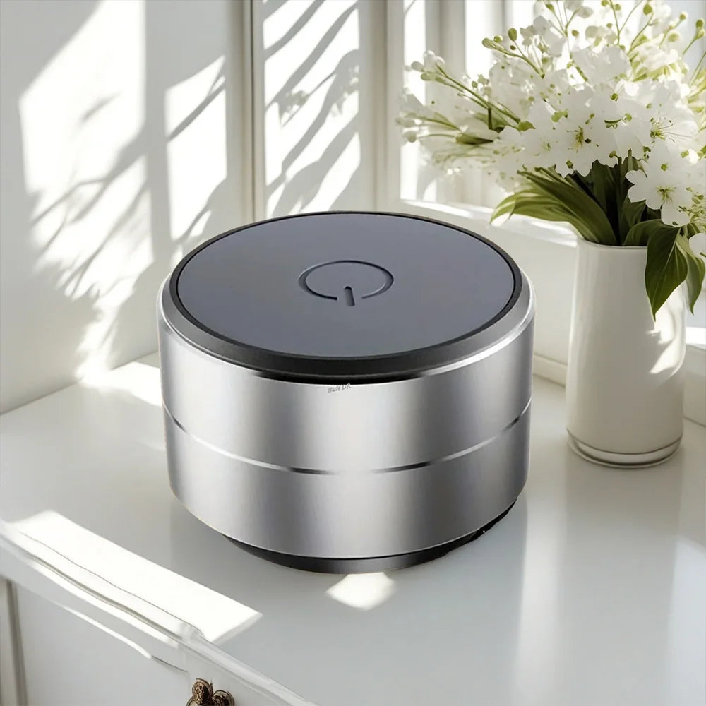 مكبر صوت لاسلكي بتقنية البلوتوث رقمي مزدوج TWS صوت ستيريو اهتزازي مكبر صوت صغير يعمل بتقنية التوصيل العظمي مع راديو FM شحن مباشر