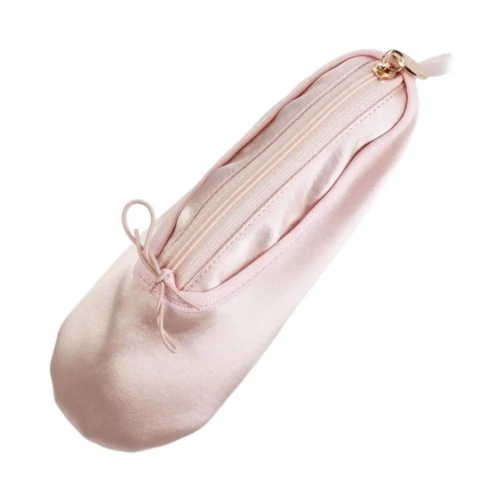 حافظة أقلام رصاص كبيرة السعة بتصميم أحذية الباليه، حامل أقلام رصاص بتصميم لطيف، حقيبة أقلام رصاص راقصة الباليه، منظم سطح المكتب، حقيبة مكياج