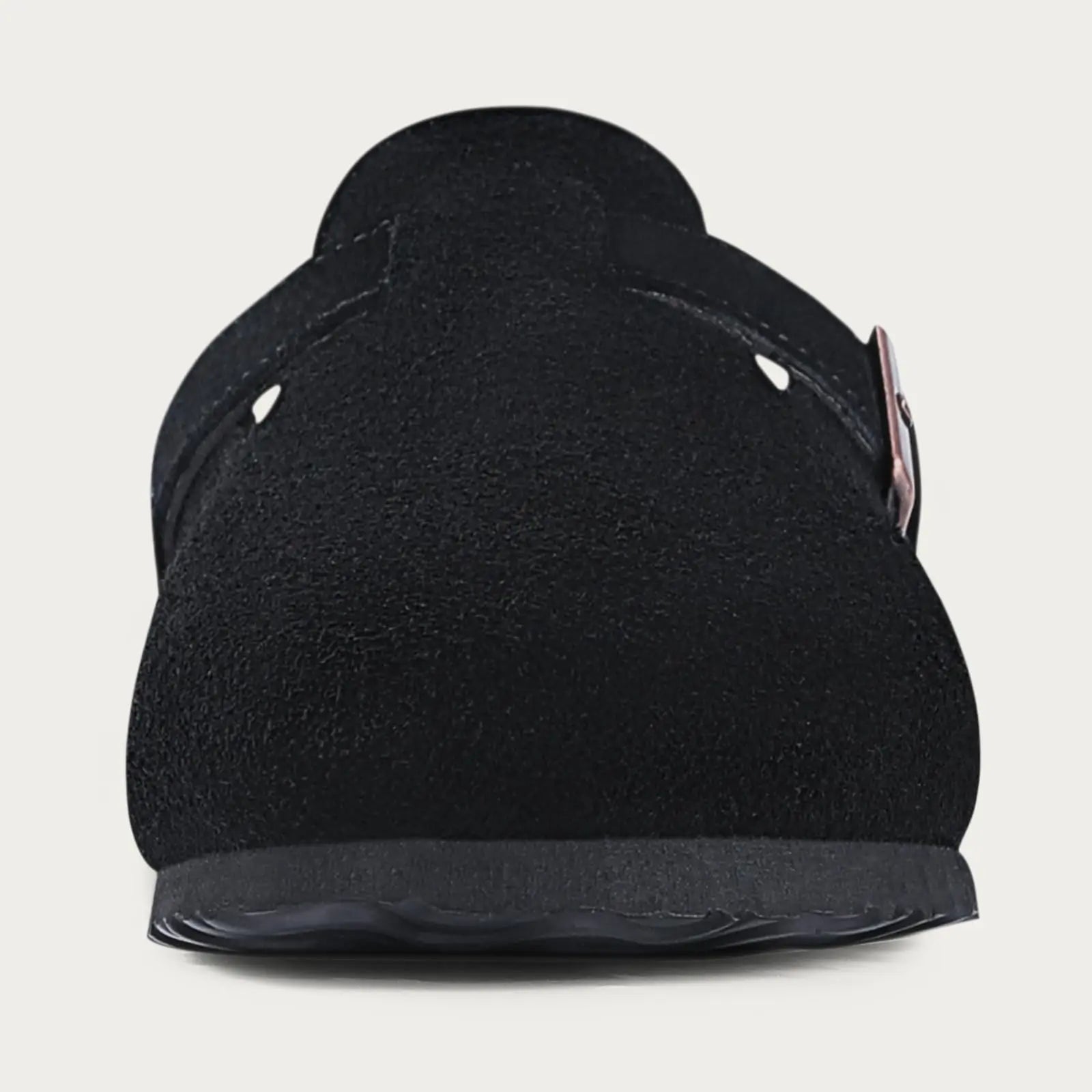 Crestar Women's Fur Lined Suede Clogs Winter Warm Fuzzy Cork Footbed Mules Unisex Cow Suede Potato Shoes Support Drop Shipping