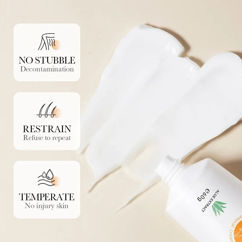 Hair Removal Cream Permanent Epilator Cream Intimate Areas Health Painless Hair Remover Growth Inhibitor for Woman Men Body Care