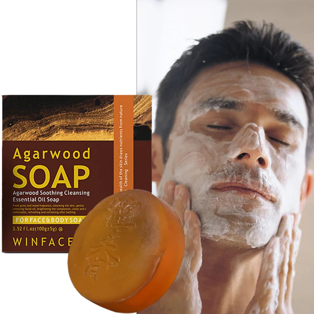 Handmade Whitening Soap Skin Care Deep Cleansing Moisturizing Cleansing Essential oil Mild Soap Brightens Skin Sandalwood Soap