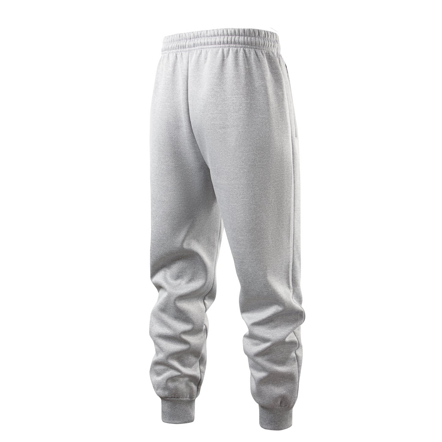 Mens Casual Pants Autumn Winter Fleece Sweatpants Men Running Jogger Sports Gym Trousers Fashion Solid Color Workout Long Pants
