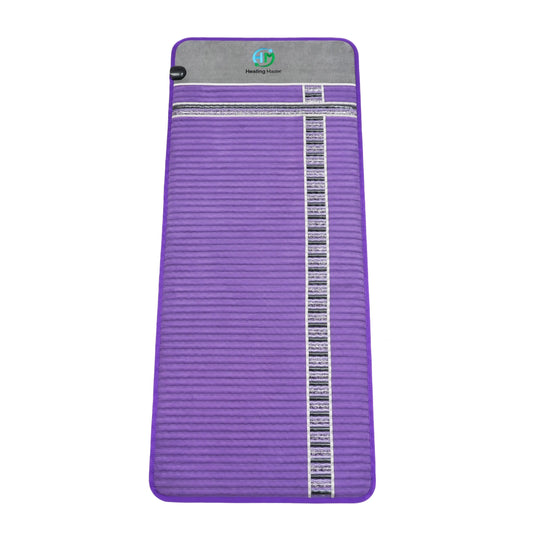 High-Dose Amethyst PEMF Mat 1-50hz Tourmaline Far Infrared Negative Ion Massage Mattress for Health Care and Wellness