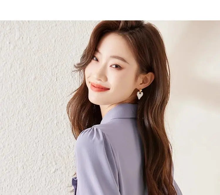 Women's Clothing Spring New French Style Long-sleeved Shirt Lady Chiffon Thin Fashion Blouses