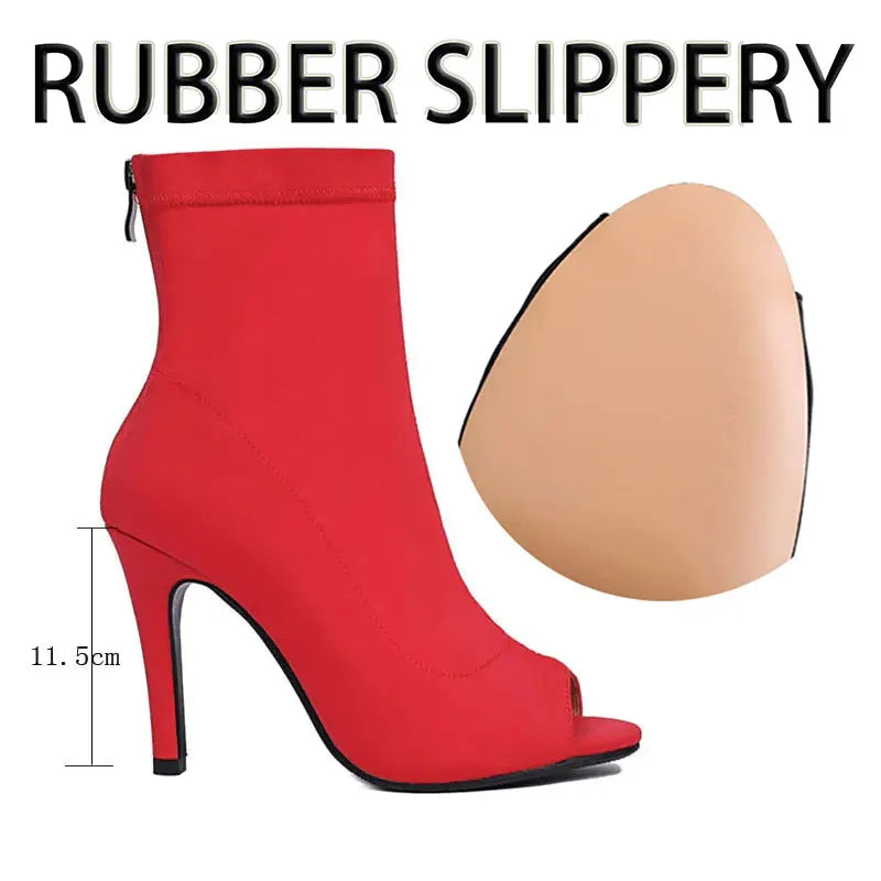 Sgesvier Women's Ladies Jazz Modern Dance Tango Dance Shoes Girls Prom Fashion StilettoHeel Boots Latin Dance Boots