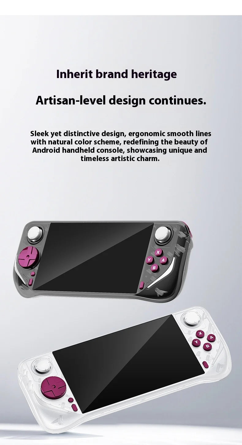 جهاز ألعاب محمول يعمل بنظام Android E6 Max إصدار 2025 - شاشة لمس 5 بوصات 32 نقطة مع نطاق مزدوج 5G، جهاز ألعاب محمول للمعجبين