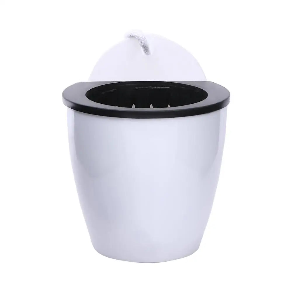 ديكور الحديقة سلة معلقة ذاتية الري وعاء زهرة وعاء النبات