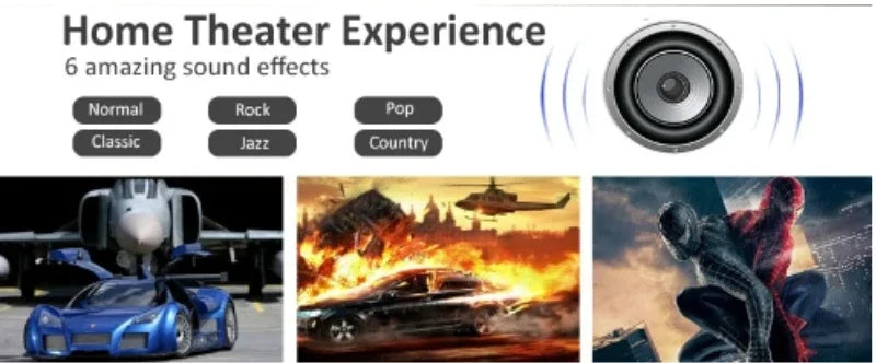 Bluetooth Speaker Super Powerful Sound Bar Portable Wireless Surround Stereo Home TV Sound Box Subwoofer FM Radio Home Theater