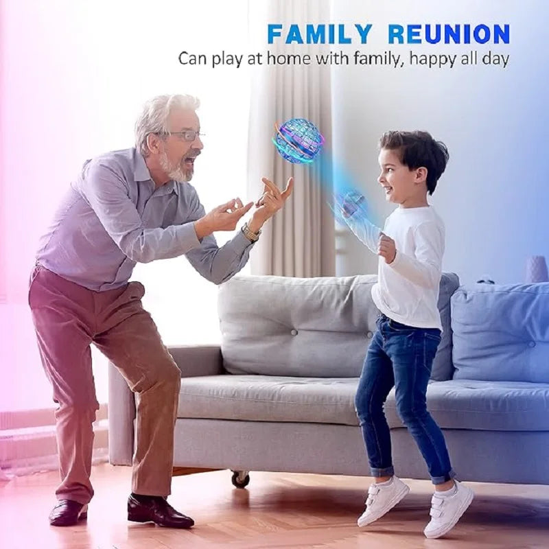 Toys For Kids Luminous Toys Flying Ball Sensing Automatic Rotation Magic Ball Children's Games Outdoor Party Toys Holiday Gifts