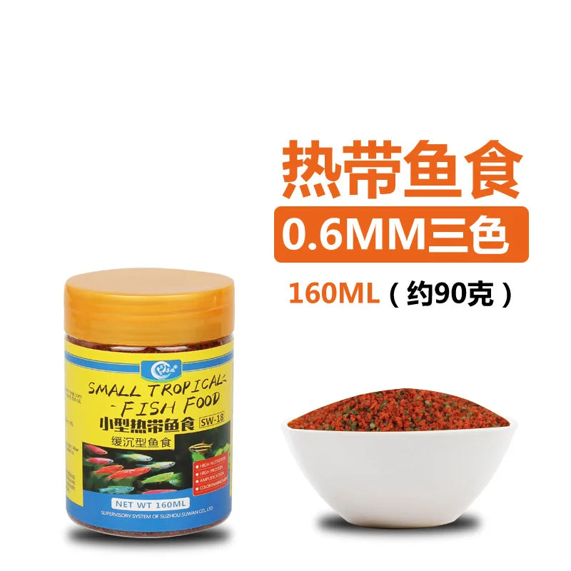 Tropical Fish Feed Aquarium Ornamental Fish Feed For Fish Health Digestive Wellness Color Enhancement