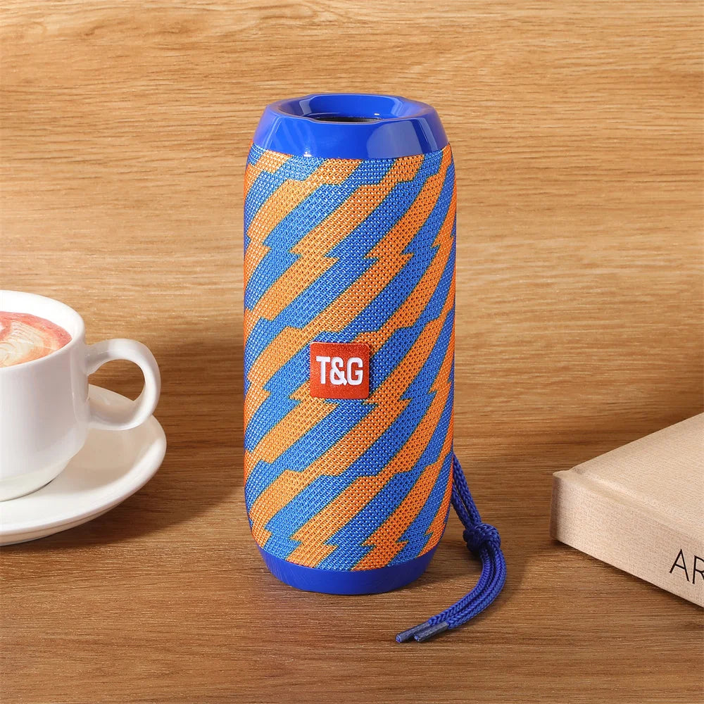 مكبر صوت لاسلكي محمول مزود بتقنية البلوتوث وصندوق صوت موسيقى بلوتوث لجهاز Caixa De Som مزود بمضخم صوت لاسلكي وراديو FM ونظام باس حر اليدين