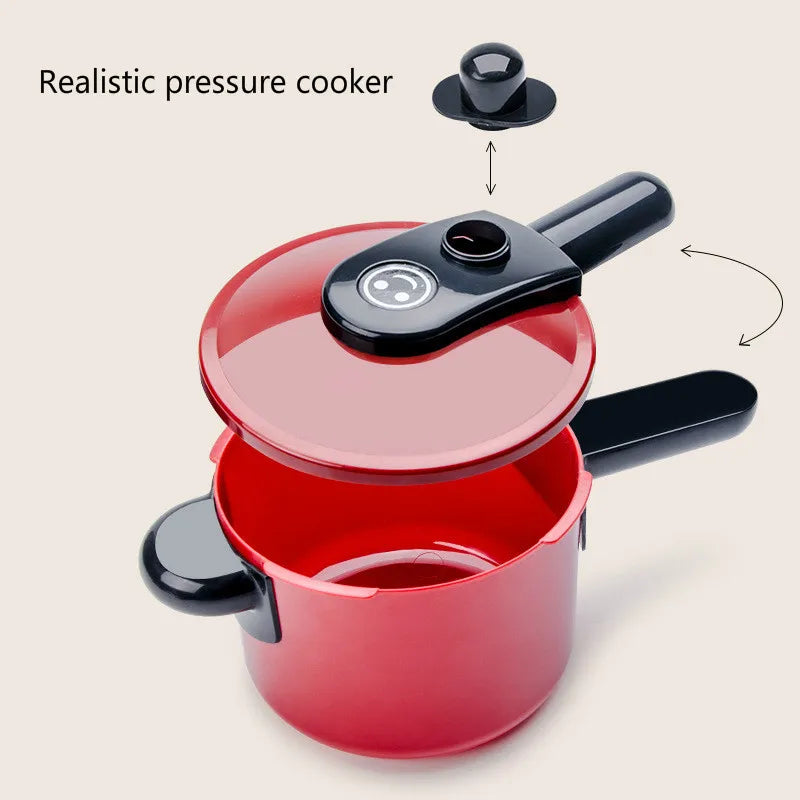 Kitchen Toys Set Kitchen Utensils Children's Simulation Education Pretend Play For Kids Girl Cooking Baby Cutting Fruit Cooking