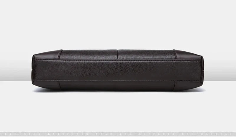 حقيبة عمل جديدة من جلد البولي يوريثان للرجال، حقيبة يد تنفيذية مصممة للمستندات بحجم A4، حقيبة كمبيوتر محمول مقاس 14 بوصة، حقيبة كتف للأعمال، حقيبة حمل للزوج