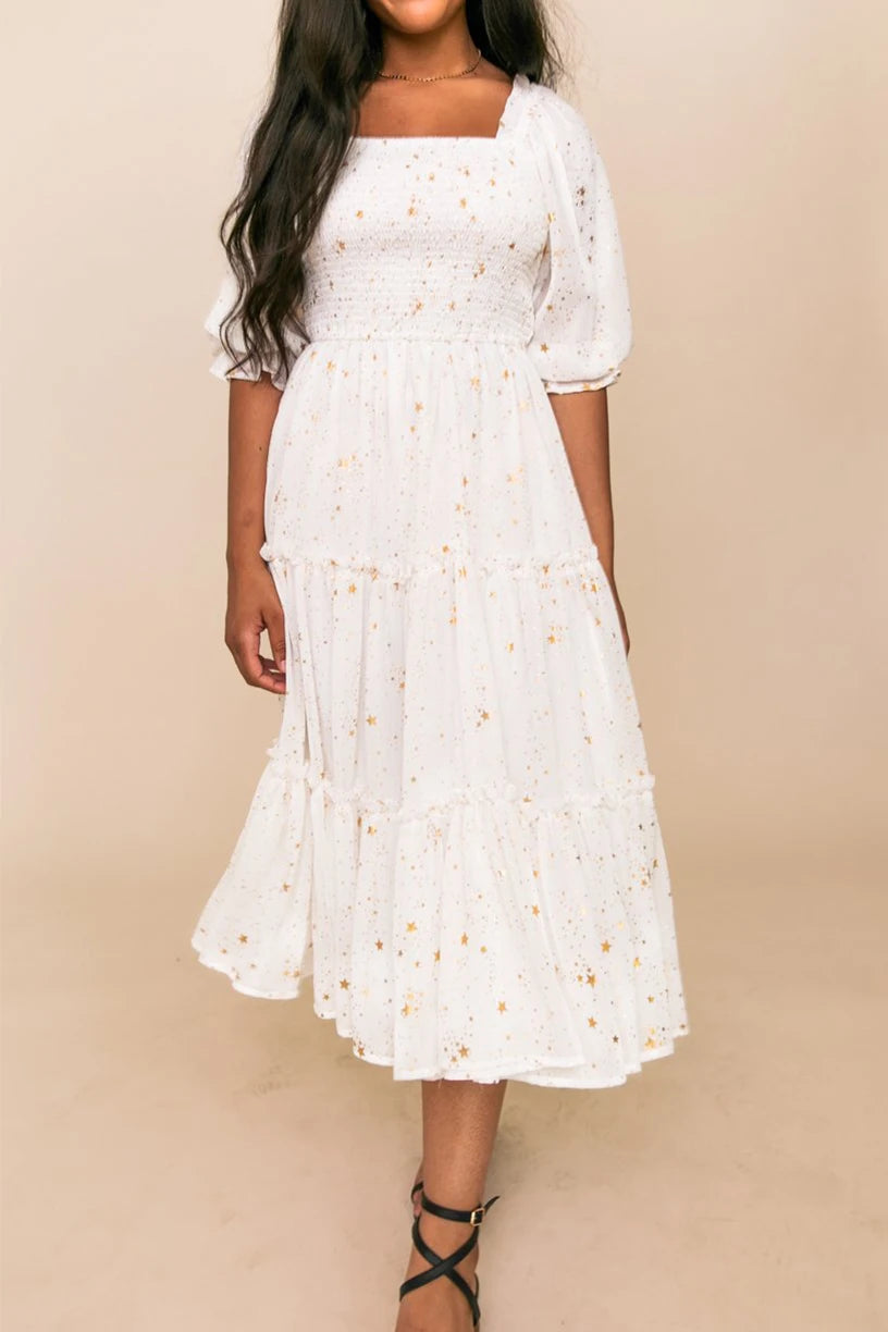 Women's Long Dresses Fashion Floral Ladies Dress Vestidos Vintage Holiday Long Dresses Maid Dress Vestidos Femal Elegant Dresses