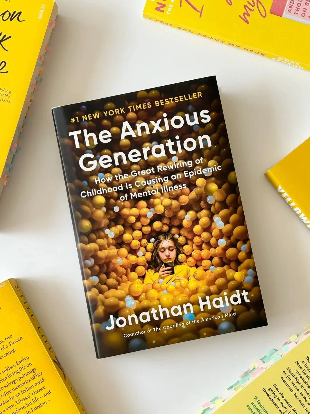 Bview Art The Anxious Generation: NYT Bestseller on Digital Age Anxiety & Mental Wellness Guide