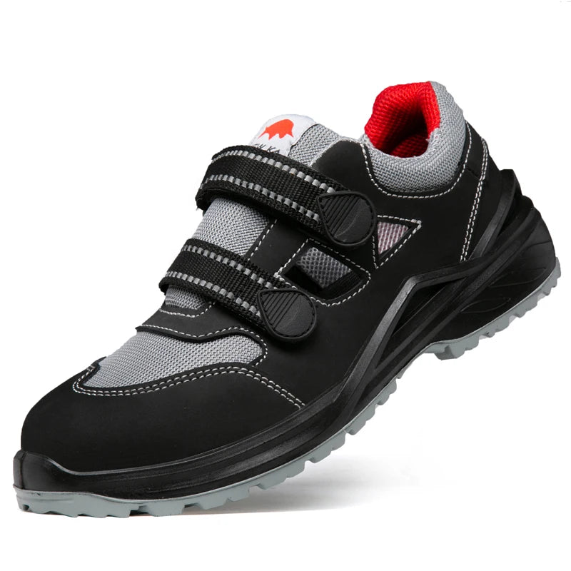 Summer Safety Shoes Men Construction Site Work Shoes Wear Resistant Anti Slip Breathable Sandals For Men Indestructible Shoes