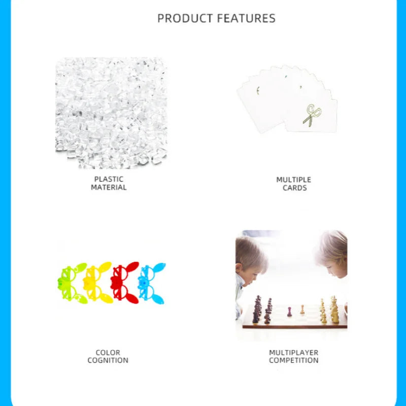 Montessori Kids Toys Drawing DIY Draw Something Game Learning Educational Multiplayer Interactive Game Toys for Children Gift  ﻿