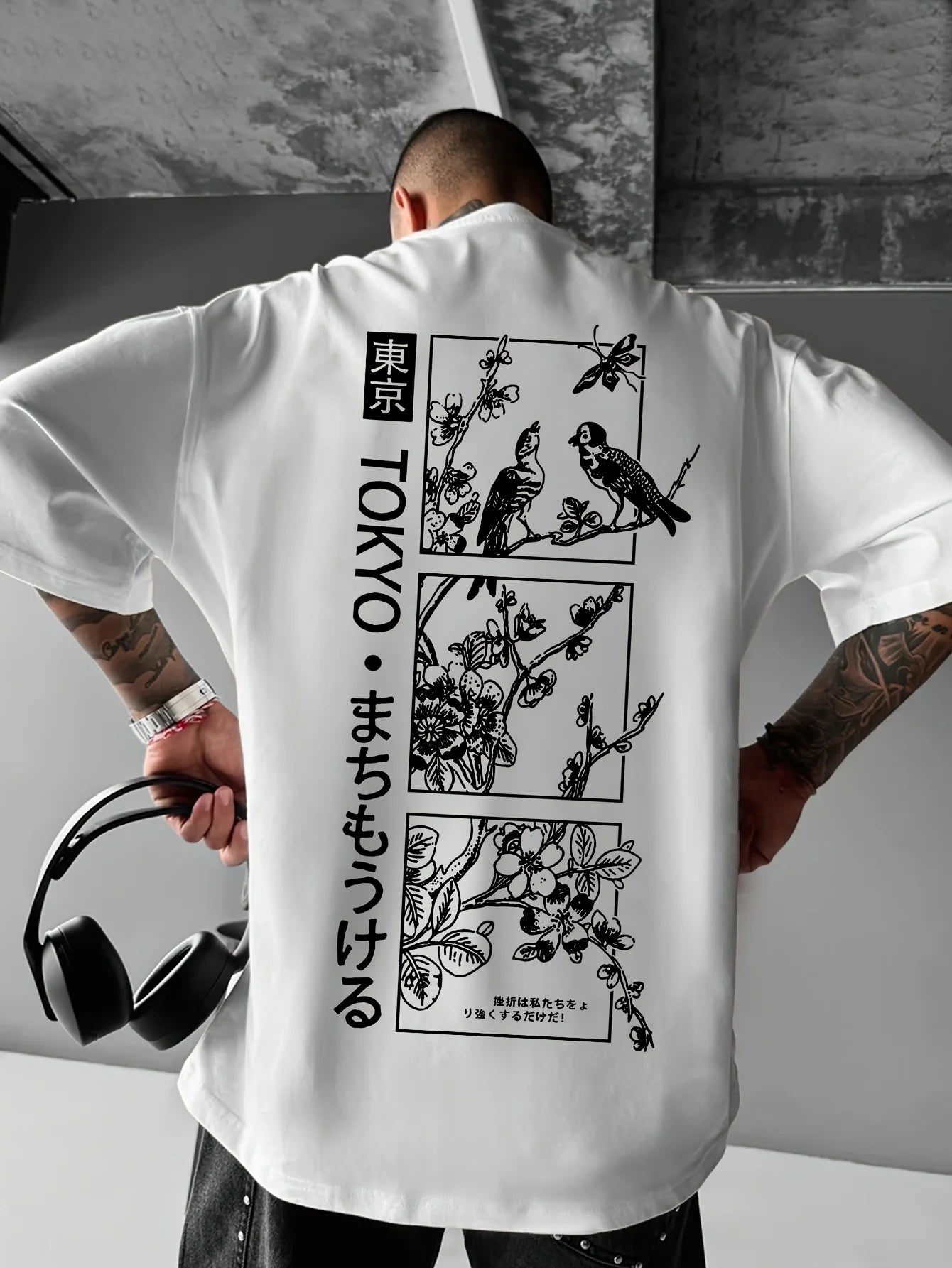 تي شيرت رجالي رياضي خارجي صيفي كاجوال عصري برقبة دائرية وأكمام قصيرة فضفاض ومريح من القطن الخالص ملابس رجالية