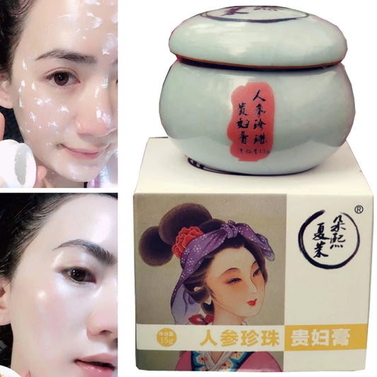 Recipe upgrade Ginseng Pearl  Facial Cream Concealer Skin Care Skin Brighten Lady Cream