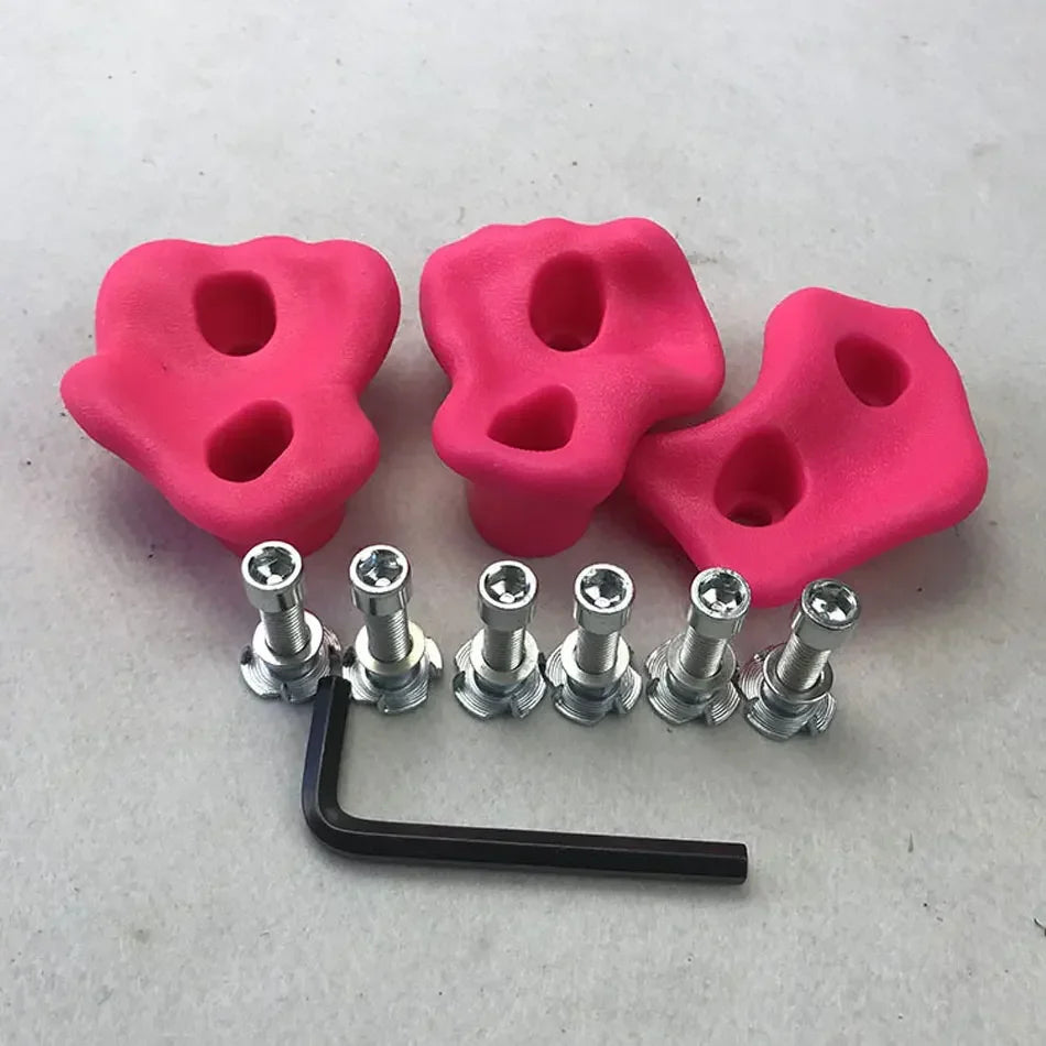 Toys For Children Kids Rock Climbing Wall Holds Games Children Wood Wall Climbing Stones Toys Child Playground Outdoor Playset