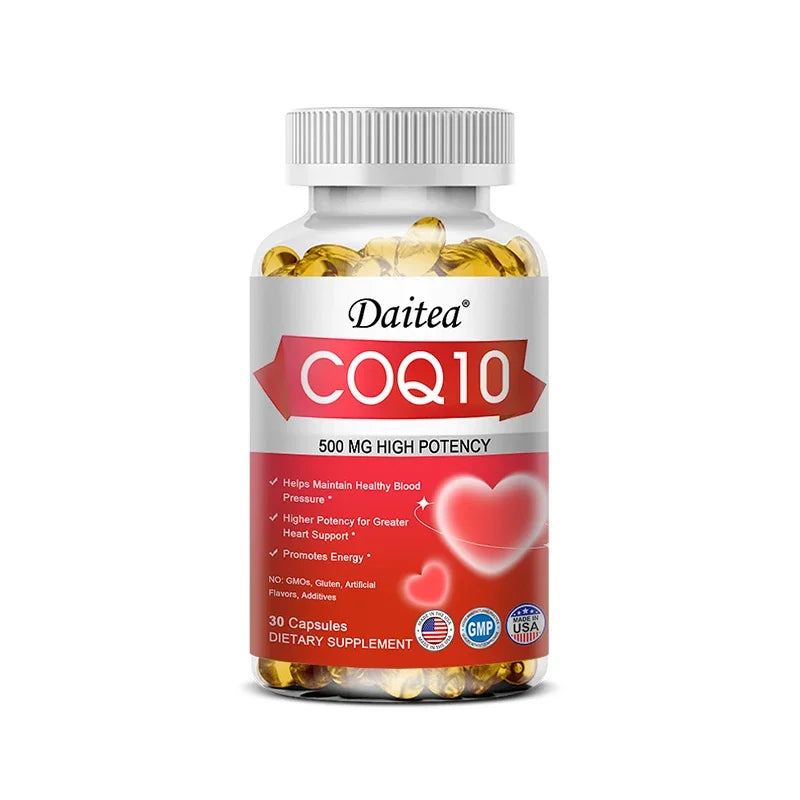 Coenzyme Q10 Capsules,Promote Cardiovascular Health and Heart Health,Provide Energy,Support Joint Health,Promote Overall Health