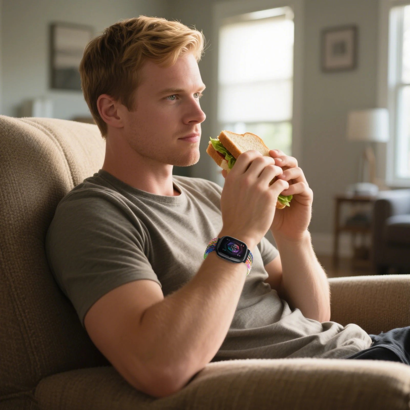 Parachute Braided Strap for Fitbit Versa 4 3 Sense 2 band Accessories replacment nylon correa Bracelet for Fitbit Versa 4 Strap SwiftNest