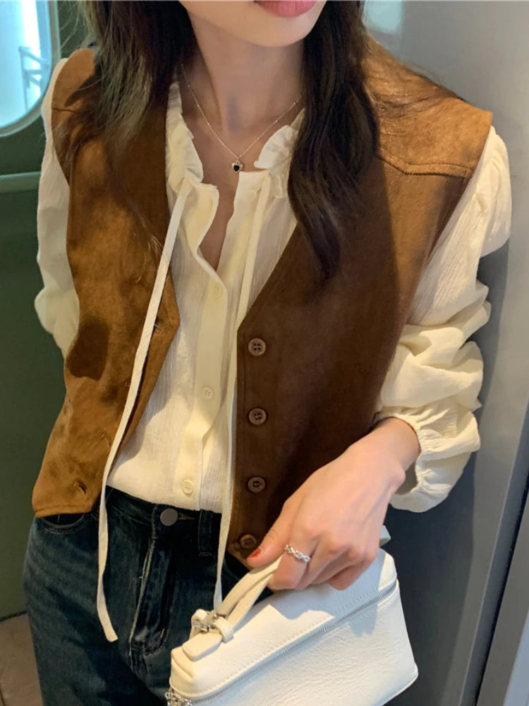 سترات أنيقة للنساء، معطف ربيعي وخريفي، مناسب لجميع المناسبات، كاجوال، موضة كورية، أناقة هاراجوكو، ملابس الشارع، أناقة نسائية