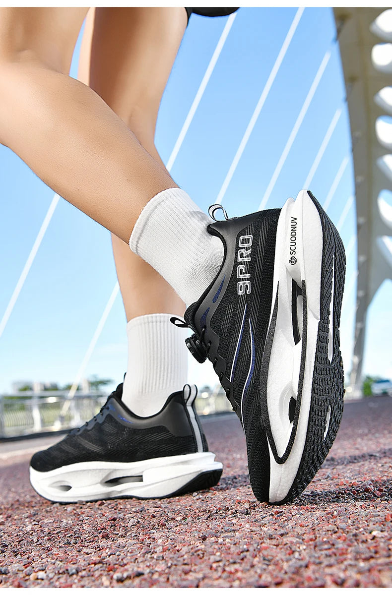 Men Running Shoes Casual Professional Marathon Sports Breathable Lightweight Women Comfortable Athletic Sneakers Carbon Plate