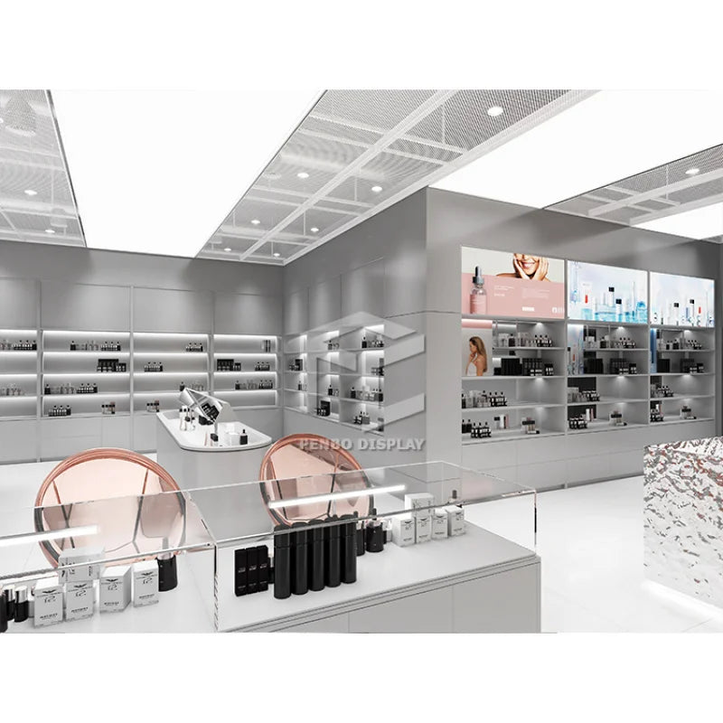 2025customized.Best Makeup Shop Equipment Make Up Store Displays Beauty Supplies Store